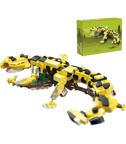 Amazon.com: JEKCA Leopard Gecko 01S | Lizard Plastic Building